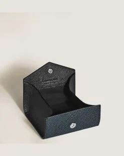 Münzbörse Montblanc Envelope - Tweed-Blau - Leder - MB220348 - Münzbörsen