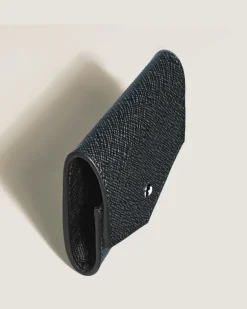 Münzbörse Montblanc Envelope - Tweed-Blau - Leder - MB220348 - Münzbörsen