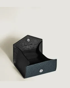 Münzbörse Montblanc Envelope - Tweed-Blau - Leder - MB220348 - Münzbörsen