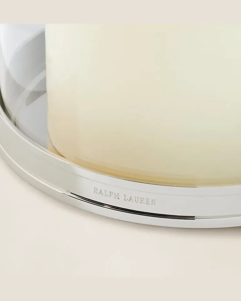 Modernes Mini-Windlicht Silver