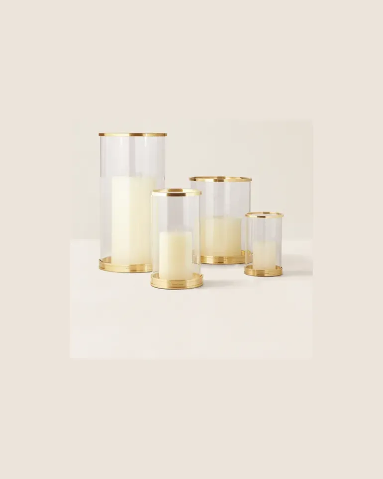 Modernes Windlicht Brown