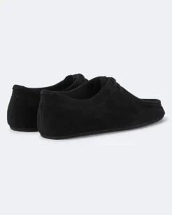 Mokassins Hood aus Veloursleder Schwarz