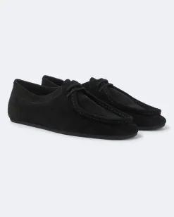 Mokassins Hood aus Veloursleder Schwarz