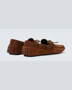 Mokassins Rod aus Veloursleder Braun