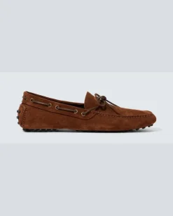 Mokassins Rod aus Veloursleder Braun