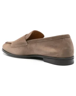 Monk-Schuhe aus Wildleder - Braun