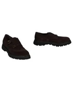 Monk-Schuhe aus Wildleder - Braun