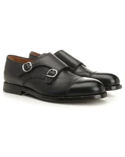Monk-Schuhe mit Doppelriemen - Braun