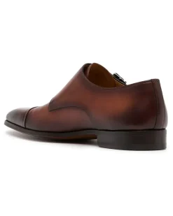 Monk-Schuhe mit Doppelschnalle - Braun