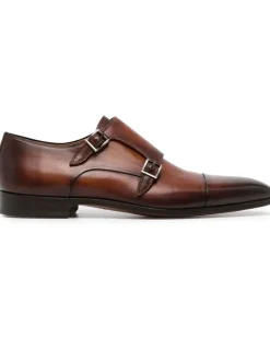Monk-Schuhe mit Doppelschnalle - Braun