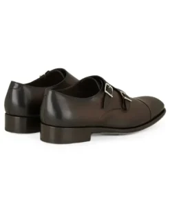 Monk-Schuhe mit Doppelschnalle - Braun