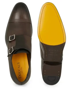 Monk-Schuhe mit Doppelschnalle - Braun