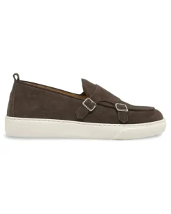 Monk-Schuhe mit doppeltem Riemen - Braun