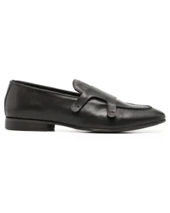 Monk-Schuhe mit Riemen - Braun