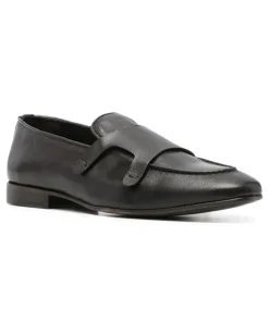 Monk-Schuhe mit Riemen - Braun