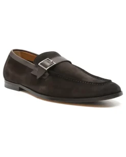 Monk-Schuhe mit Schnalle - Braun