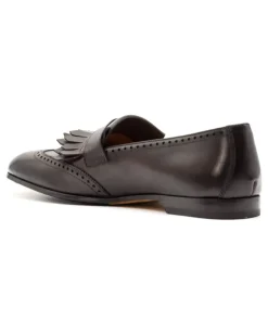 Monk-Schuhe mit Zierlasche - Braun
