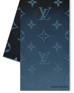 Monogram Gradient Stola Blue