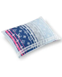 Monogram Sunset Beach Kissen Multicolor