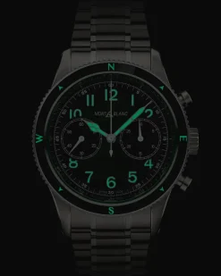 Montblanc 1858 Automatic Chronograph 0 Oxygen - Grün - Stahl - Keramik - MB133298 - Uhr