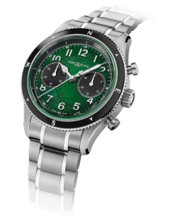 Montblanc 1858 Automatic Chronograph 0 Oxygen - Grün - Stahl - Keramik - MB133298 - Uhr