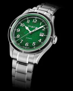 Montblanc 1858 Automatic Date 0 Oxygen - Grün - Stahl - Keramik - MB133269 - Uhr