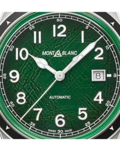 Montblanc 1858 Automatic Date 0 Oxygen - Grün - Stahl - Keramik - MB133269 - Uhr