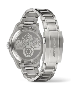 Montblanc 1858 Automatic Date 0 Oxygen - Grün - Stahl - Keramik - MB133269 - Uhr