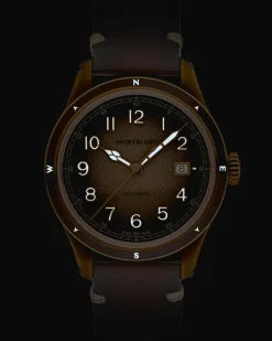 Montblanc 1858 Automatic Date 0 Oxygen - Braun - MB134339 - Uhr
