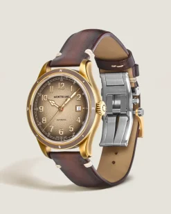Montblanc 1858 Automatic Date 0 Oxygen - Braun - MB134339 - Uhr