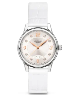Montblanc Bohème Automatic Date Weiß - Stahl - MB133305 - Uhr
