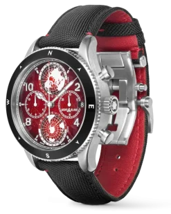 Montblanc 1858 Geosphere Chronograph 0 Oxygen Limited Edition - 290 Exemplare - Red - TITAN, KERAMIK - MB132303 - Uhr