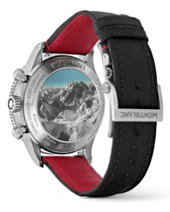 Montblanc 1858 Geosphere Chronograph 0 Oxygen Limited Edition - 290 Exemplare - Red - TITAN, KERAMIK - MB132303 - Uhr