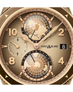 Montblanc 1858 Geosphere Limited Edition - 1858 Exemplare - Braun - Cupro-Aluminium – Titan - MB128504 - Uhr