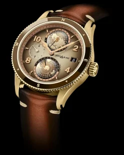 Montblanc 1858 Geosphere Limited Edition - 1858 Exemplare - Braun - Cupro-Aluminium – Titan - MB128504 - Uhr
