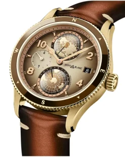 Montblanc 1858 Geosphere Limited Edition - 1858 Exemplare - Braun - Cupro-Aluminium – Titan - MB128504 - Uhr