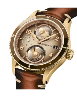 Montblanc 1858 Geosphere Limited Edition - 1858 Exemplare - Braun - Cupro-Aluminium – Titan - MB128504 - Uhr