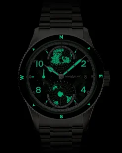 Montblanc 1858 Geosphere 0 Oxygen - Grün - STAHL, ALUMINIUM - MB133303 - Uhr