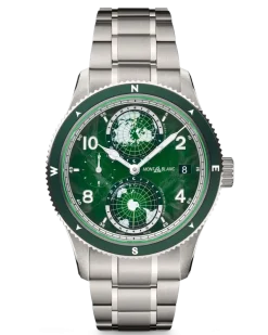 Montblanc 1858 Geosphere 0 Oxygen - Grün - STAHL, ALUMINIUM - MB133303 - Uhr