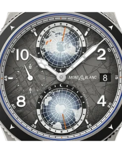 Montblanc 1858 Geosphere 0 Oxygen The 8000 - Grau - TITAN, STAHL, KERAMIK - MB130982 - Uhr