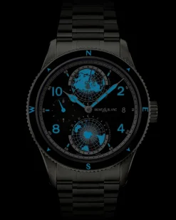 Montblanc 1858 Geosphere 0 Oxygen The 8000 - Grau - TITAN, STAHL, KERAMIK - MB130982 - Uhr