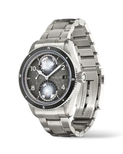 Montblanc 1858 Geosphere 0 Oxygen The 8000 - Grau - TITAN, STAHL, KERAMIK - MB130982 - Uhr