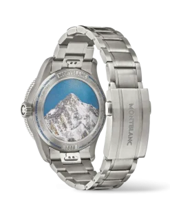 Montblanc 1858 Geosphere 0 Oxygen The 8000 - Grau - TITAN, STAHL, KERAMIK - MB130982 - Uhr