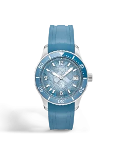 Montblanc Iced Sea Automatic Date 0 Oxygen - Hellblau - STAHL, ALUMINIUM - MB134023 - Uhr