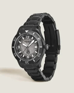 Montblanc Iced Sea Automatic Date 0 Oxygen - Schwarz - Stahl - Keramik - MB137541 - Uhr