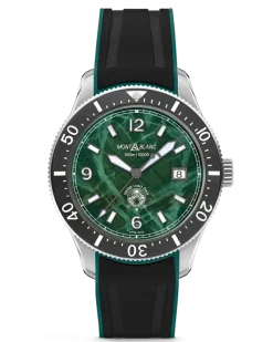 Montblanc Iced Sea Automatic Date - Grün - Stahl - Keramik - MB130810 - Uhr