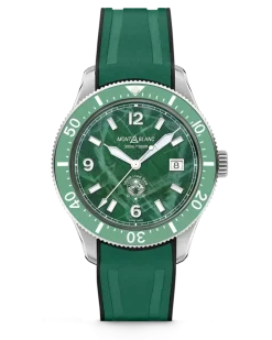 Montblanc Iced Sea Automatic Date - Grün - Stahl - Keramik - MB131450 - Uhr