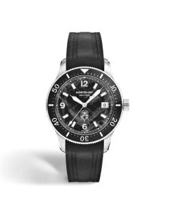 Montblanc Iced Sea Automatic Date 0 Oxygen - Schwarz - Stahl - Keramik - MB136542 - Uhr