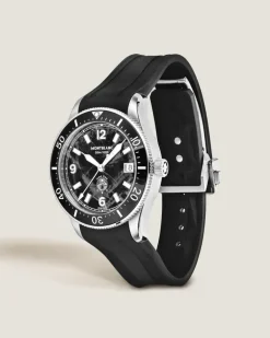 Montblanc Iced Sea Automatic Date 0 Oxygen - Schwarz - Stahl - Keramik - MB136542 - Uhr