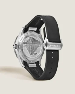 Montblanc Iced Sea Automatic Date 0 Oxygen - Schwarz - Stahl - Keramik - MB136542 - Uhr